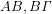 AB, B\it{\Gamma}